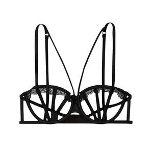 Victoria's Secret Very Sexy Strappy Caged Balconette Bra 34DD NWT